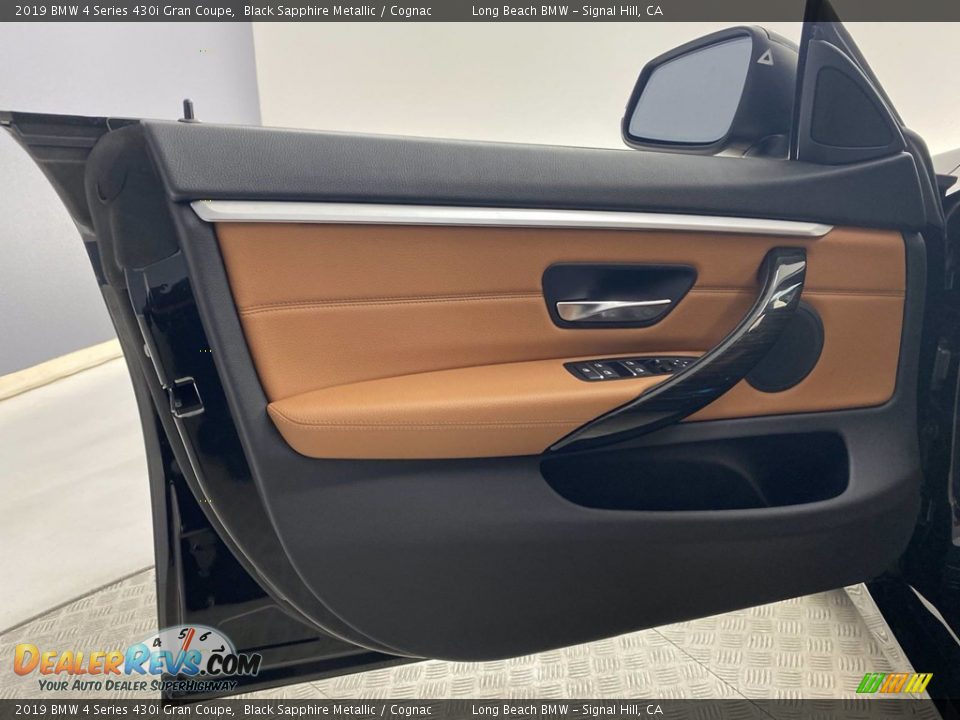 2019 BMW 4 Series 430i Gran Coupe Black Sapphire Metallic / Cognac Photo #13