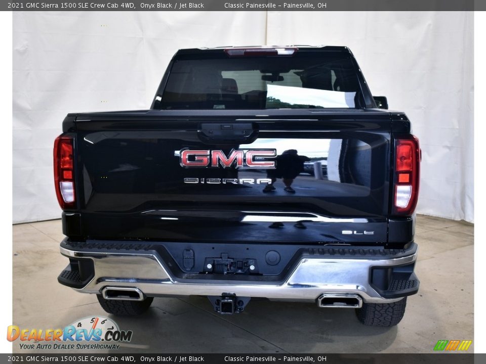 2021 GMC Sierra 1500 SLE Crew Cab 4WD Onyx Black / Jet Black Photo #3