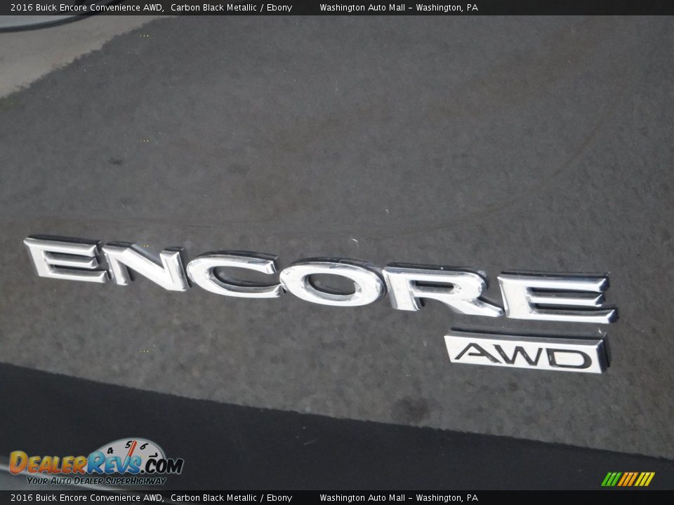 2016 Buick Encore Convenience AWD Carbon Black Metallic / Ebony Photo #10