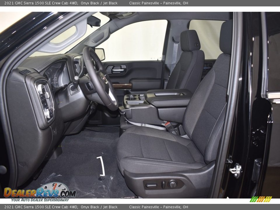 2021 GMC Sierra 1500 SLE Crew Cab 4WD Onyx Black / Jet Black Photo #6