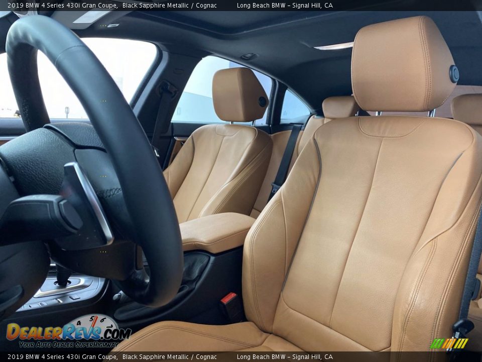 2019 BMW 4 Series 430i Gran Coupe Black Sapphire Metallic / Cognac Photo #17