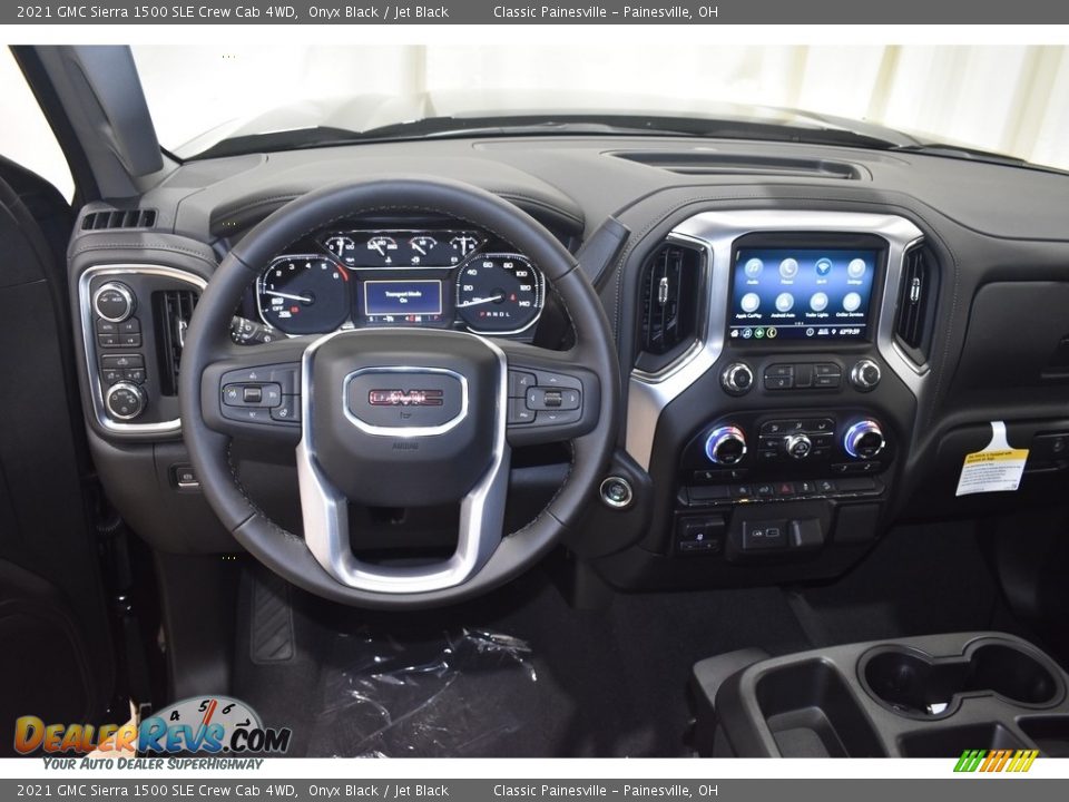 2021 GMC Sierra 1500 SLE Crew Cab 4WD Onyx Black / Jet Black Photo #10