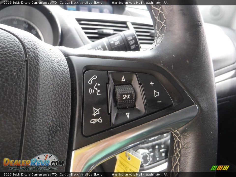 2016 Buick Encore Convenience AWD Carbon Black Metallic / Ebony Photo #21