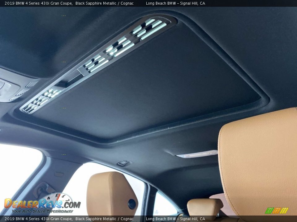 2019 BMW 4 Series 430i Gran Coupe Black Sapphire Metallic / Cognac Photo #31