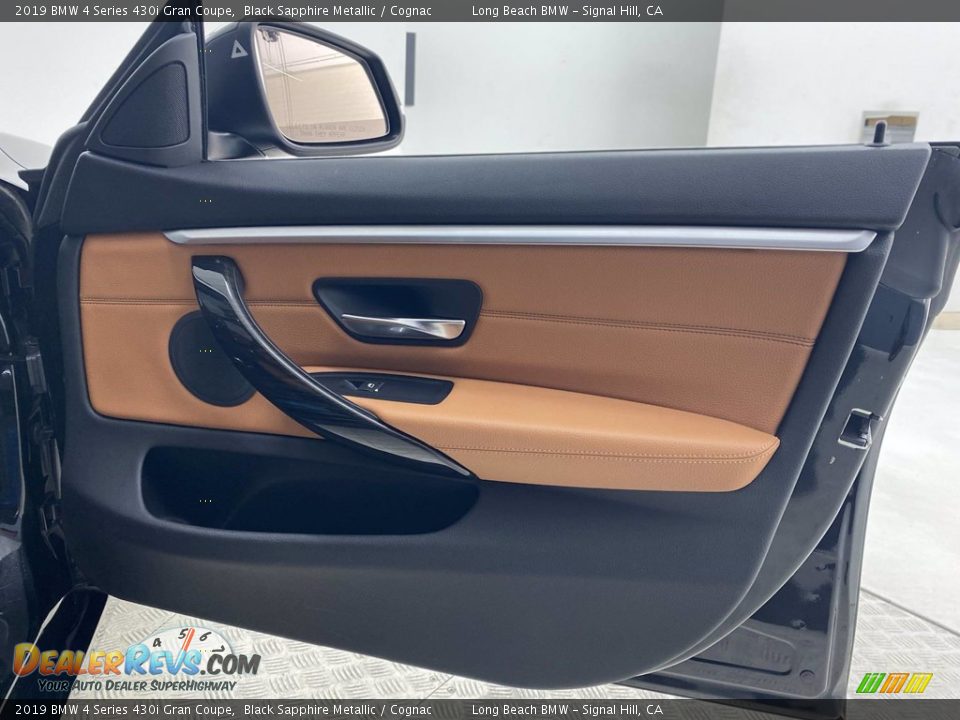 2019 BMW 4 Series 430i Gran Coupe Black Sapphire Metallic / Cognac Photo #32