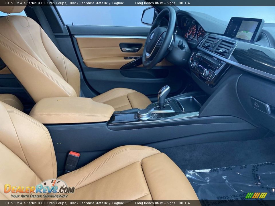2019 BMW 4 Series 430i Gran Coupe Black Sapphire Metallic / Cognac Photo #33