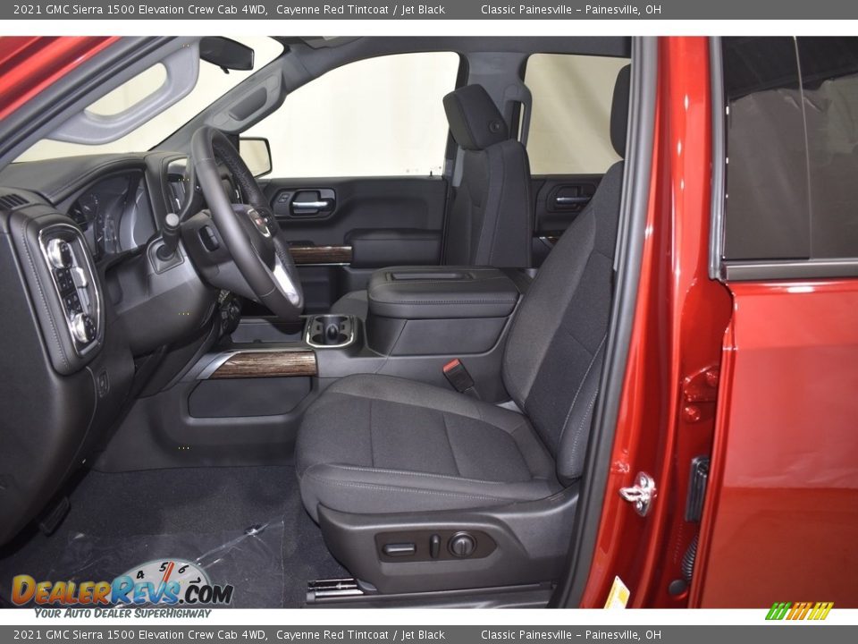 2021 GMC Sierra 1500 Elevation Crew Cab 4WD Cayenne Red Tintcoat / Jet Black Photo #6