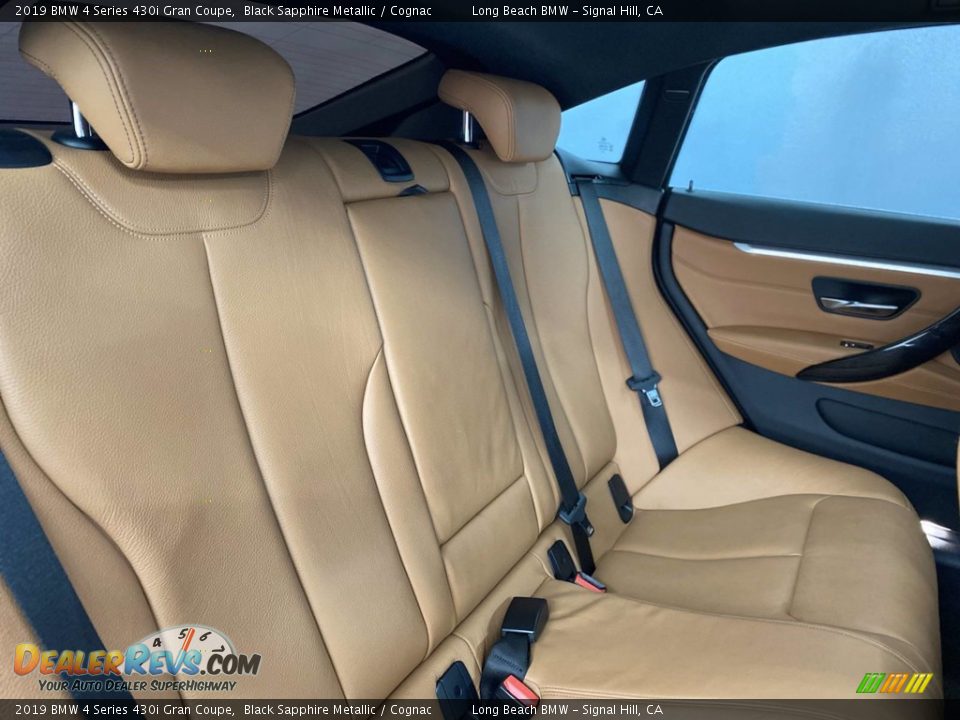 2019 BMW 4 Series 430i Gran Coupe Black Sapphire Metallic / Cognac Photo #36