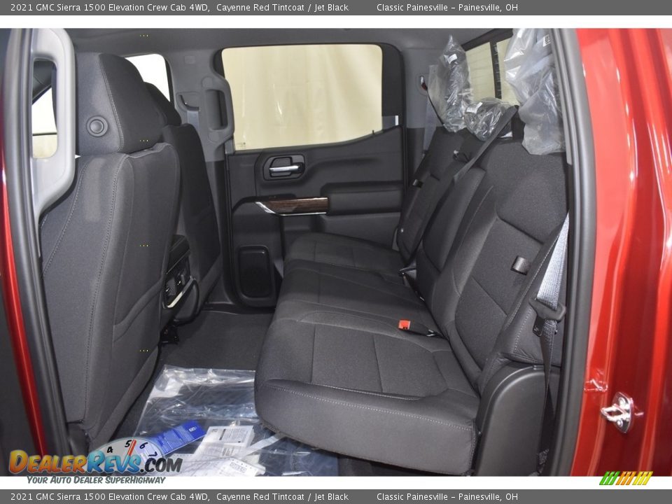 2021 GMC Sierra 1500 Elevation Crew Cab 4WD Cayenne Red Tintcoat / Jet Black Photo #7