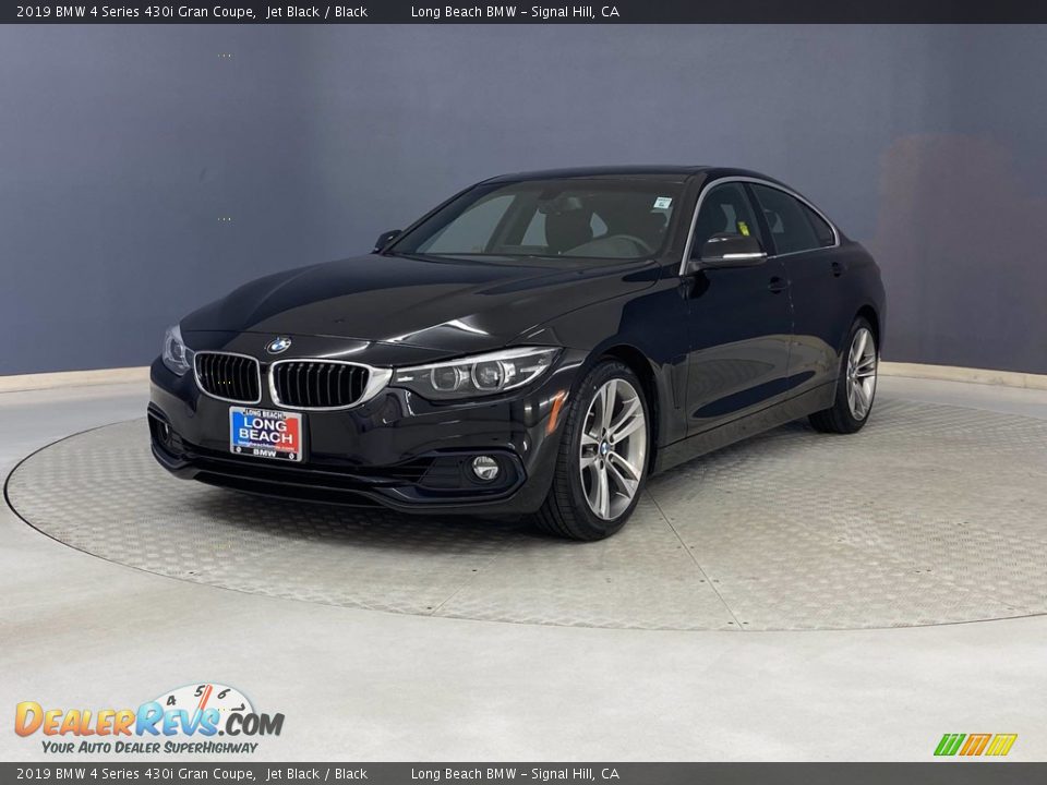 2019 BMW 4 Series 430i Gran Coupe Jet Black / Black Photo #3