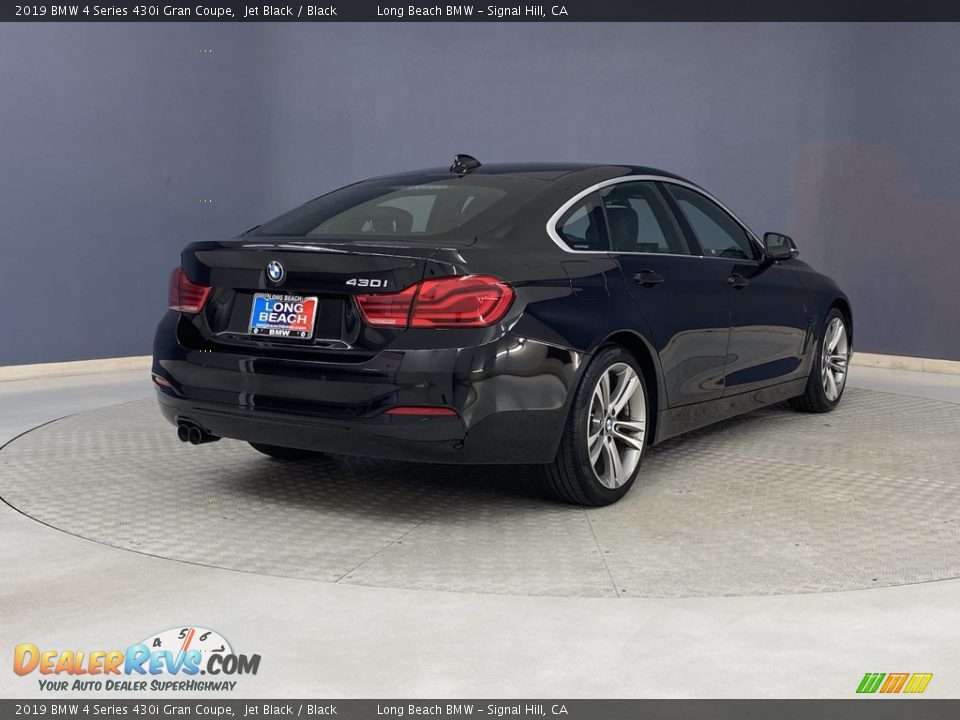 2019 BMW 4 Series 430i Gran Coupe Jet Black / Black Photo #5