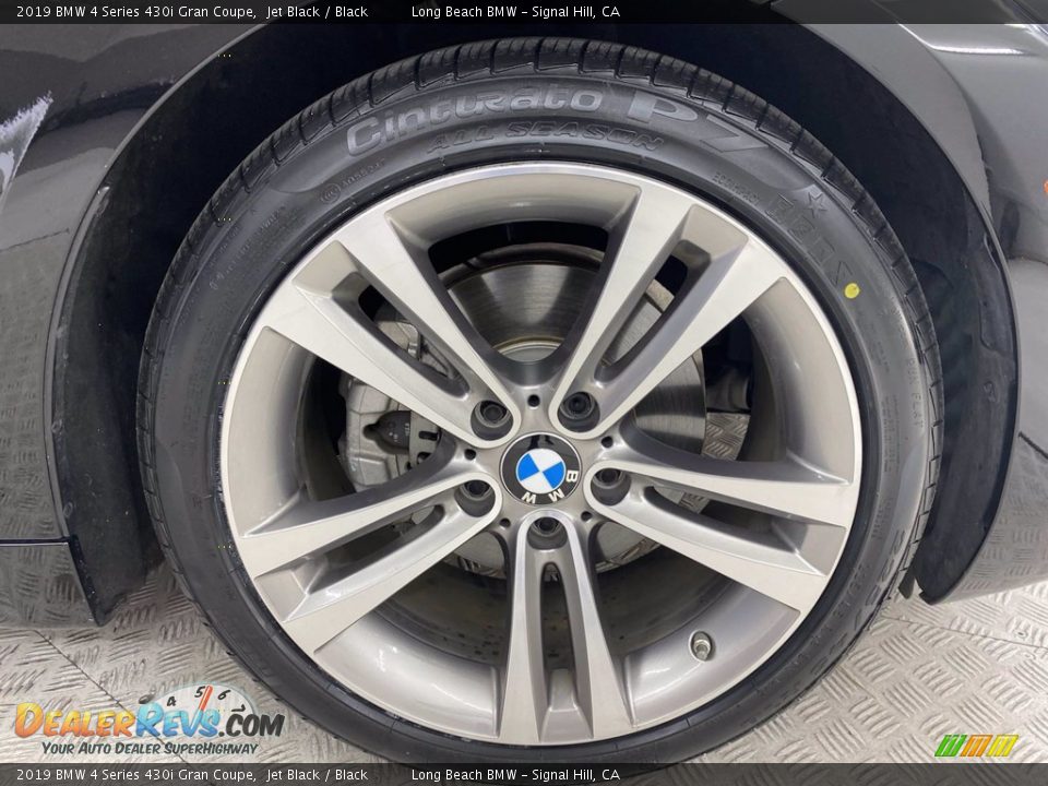 2019 BMW 4 Series 430i Gran Coupe Jet Black / Black Photo #6