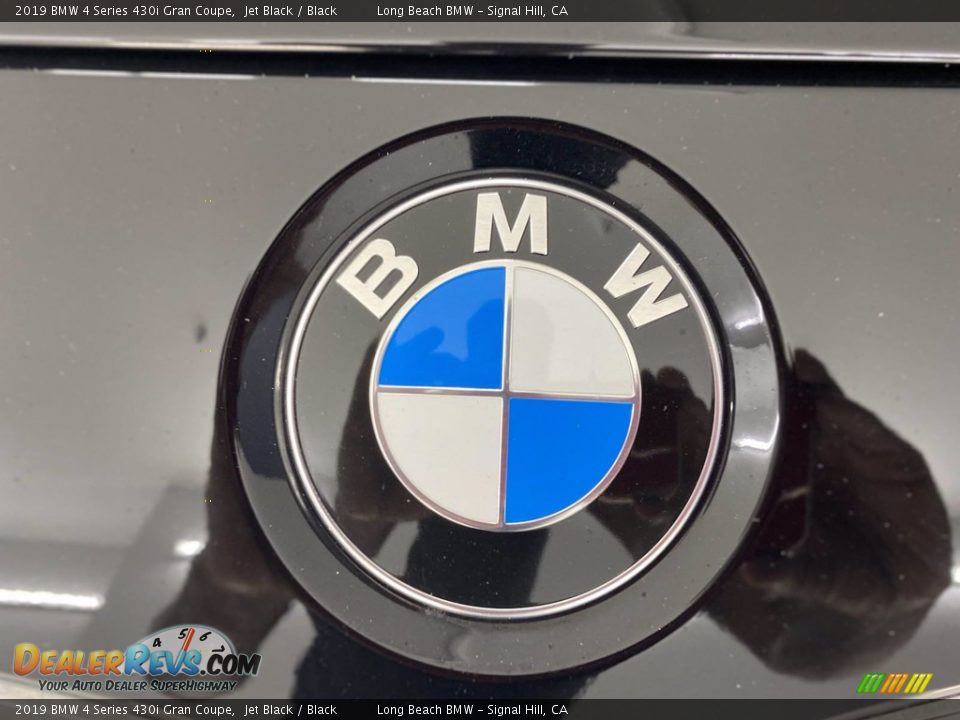 2019 BMW 4 Series 430i Gran Coupe Jet Black / Black Photo #8