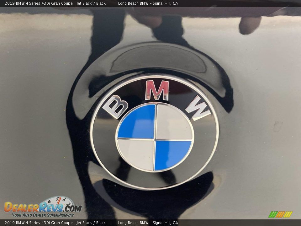 2019 BMW 4 Series 430i Gran Coupe Jet Black / Black Photo #10