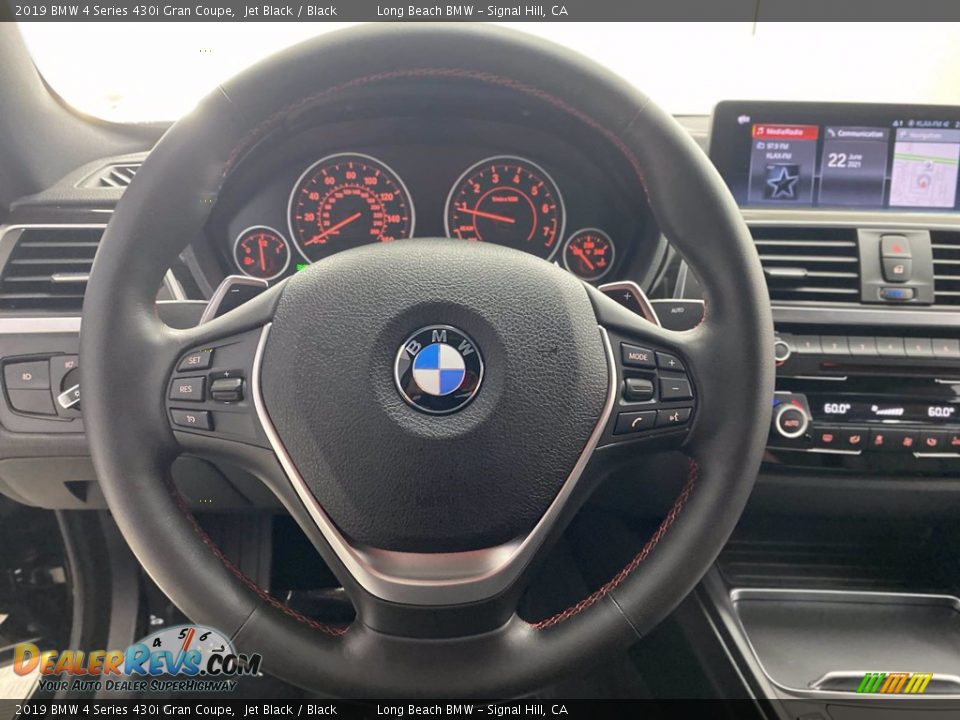 2019 BMW 4 Series 430i Gran Coupe Jet Black / Black Photo #18