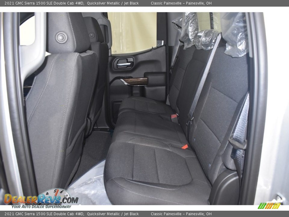 2021 GMC Sierra 1500 SLE Double Cab 4WD Quicksilver Metallic / Jet Black Photo #7