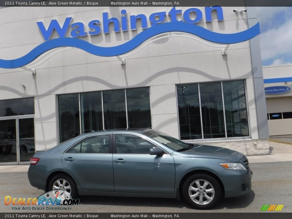 2011 Toyota Camry LE Aloe Green Metallic / Bisque Photo #2