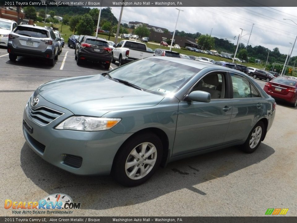 2011 Toyota Camry LE Aloe Green Metallic / Bisque Photo #6