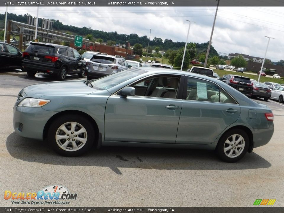 2011 Toyota Camry LE Aloe Green Metallic / Bisque Photo #7