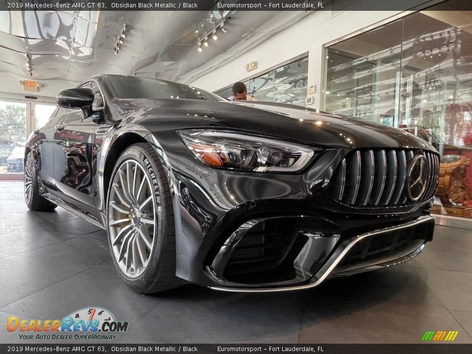 2019 Mercedes-Benz AMG GT 63 Obsidian Black Metallic / Black Photo #9