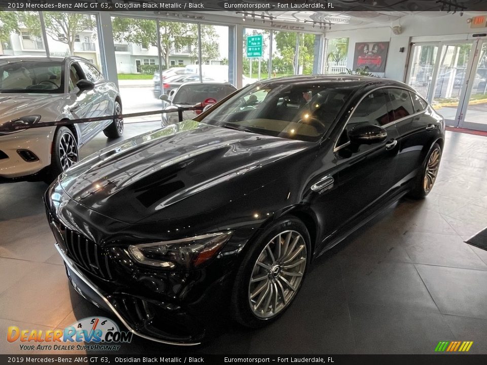 2019 Mercedes-Benz AMG GT 63 Obsidian Black Metallic / Black Photo #11