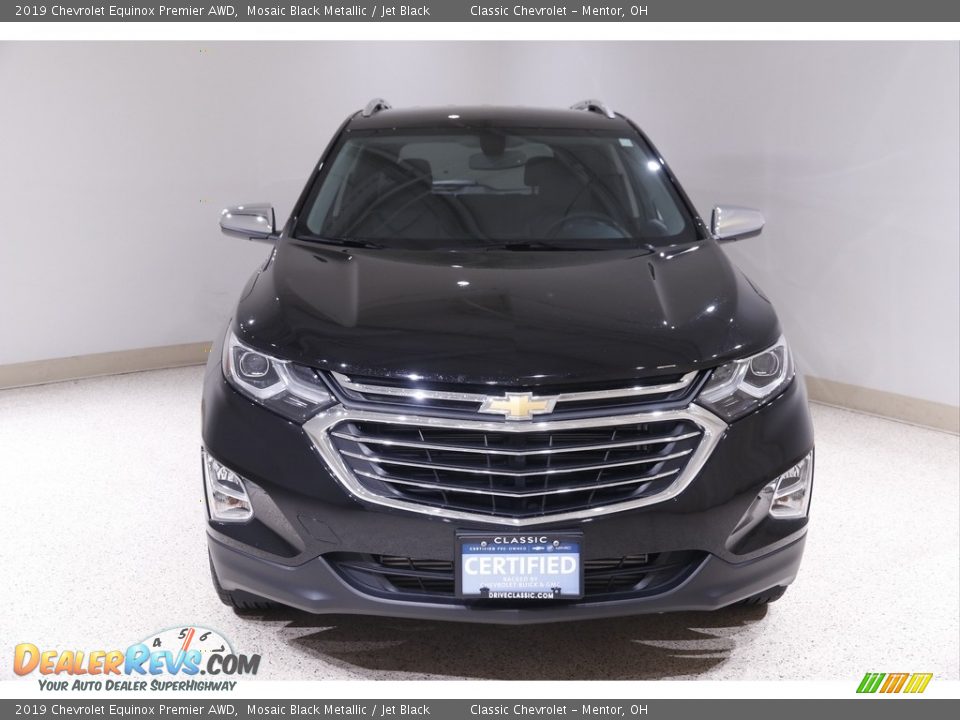 2019 Chevrolet Equinox Premier AWD Mosaic Black Metallic / Jet Black Photo #2