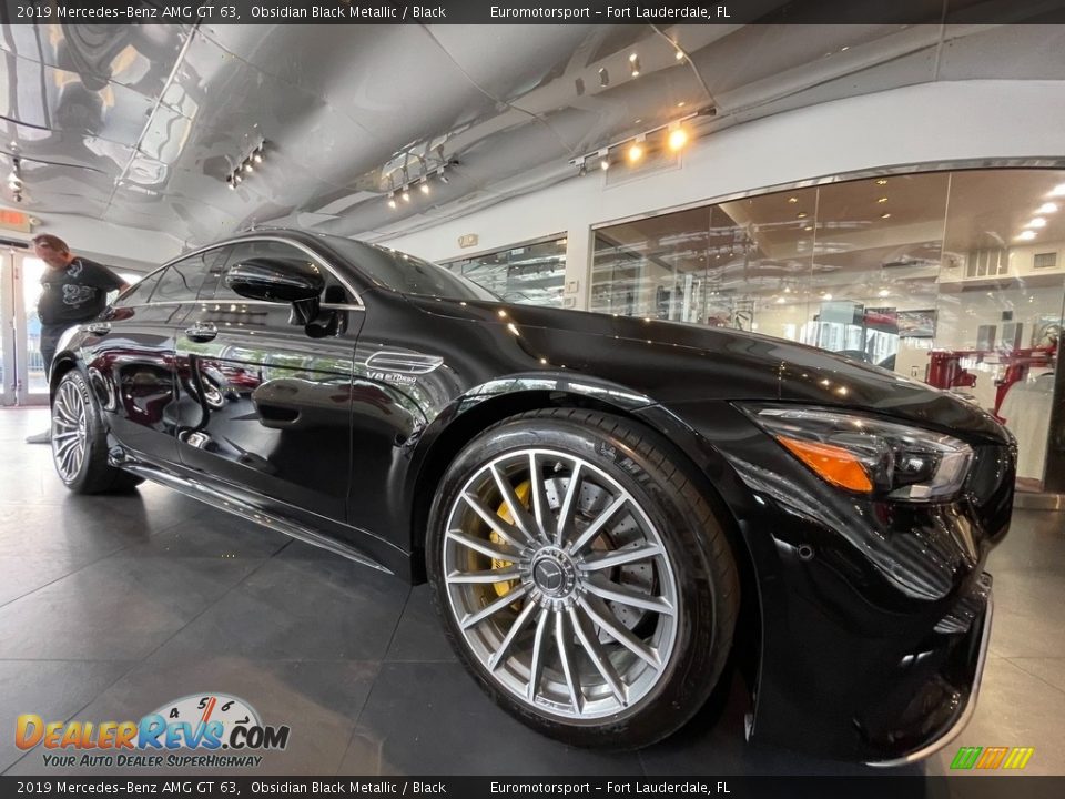 2019 Mercedes-Benz AMG GT 63 Obsidian Black Metallic / Black Photo #14