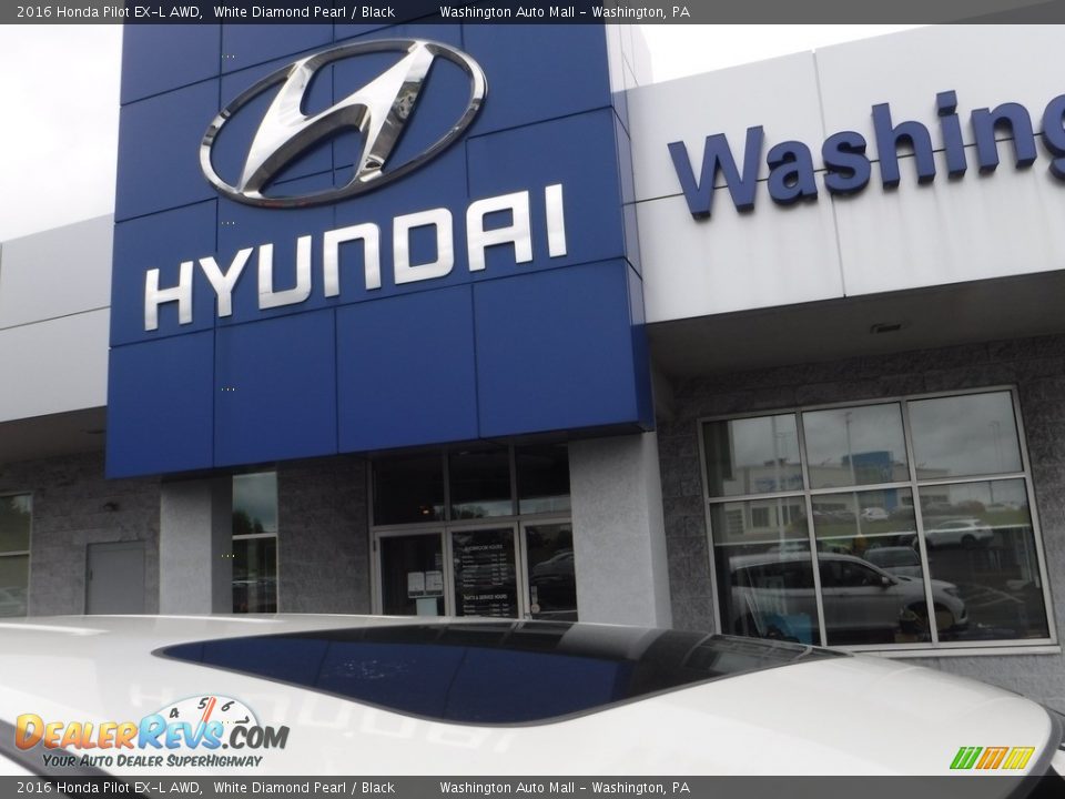 2016 Honda Pilot EX-L AWD White Diamond Pearl / Black Photo #4