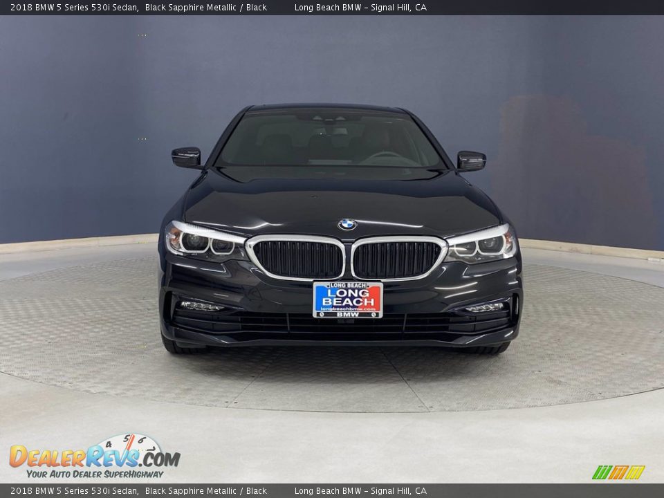 2018 BMW 5 Series 530i Sedan Black Sapphire Metallic / Black Photo #2