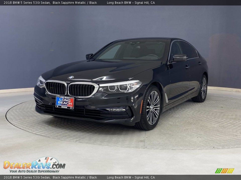 2018 BMW 5 Series 530i Sedan Black Sapphire Metallic / Black Photo #3