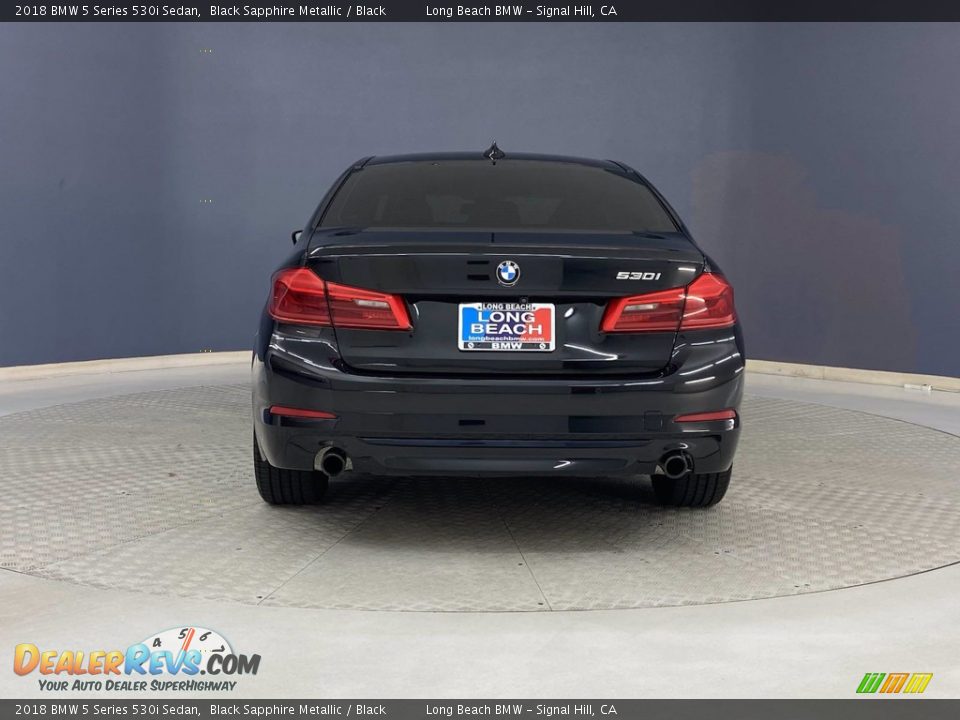 2018 BMW 5 Series 530i Sedan Black Sapphire Metallic / Black Photo #4