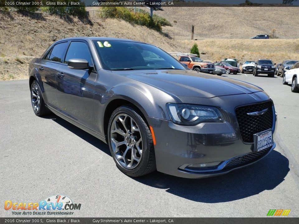 2016 Chrysler 300 S Gloss Black / Black Photo #1