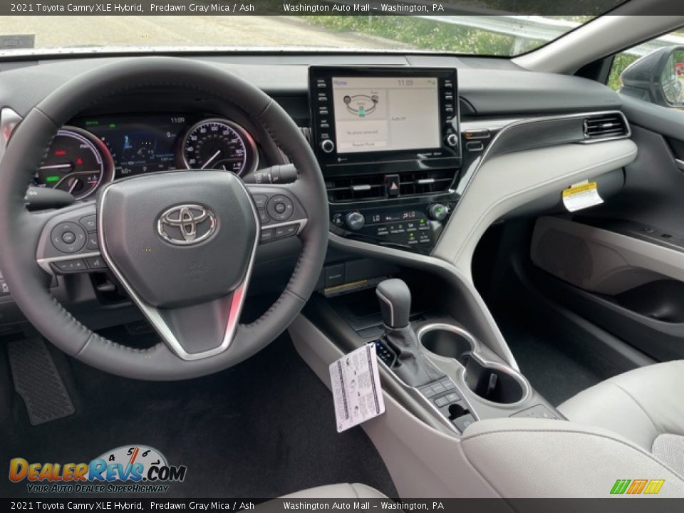 2021 Toyota Camry XLE Hybrid Predawn Gray Mica / Ash Photo #3