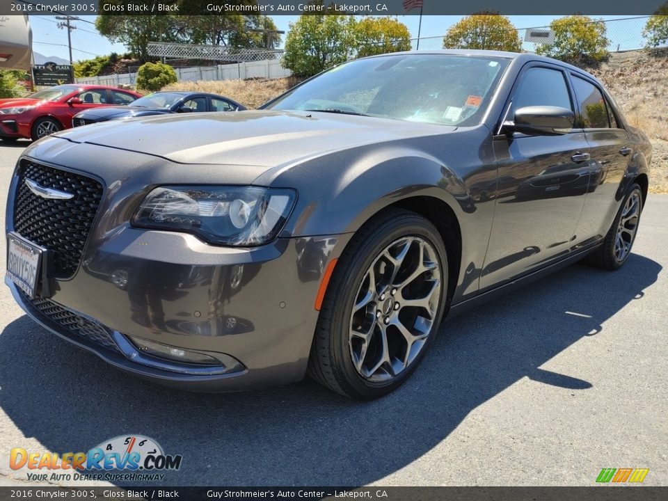 2016 Chrysler 300 S Gloss Black / Black Photo #3