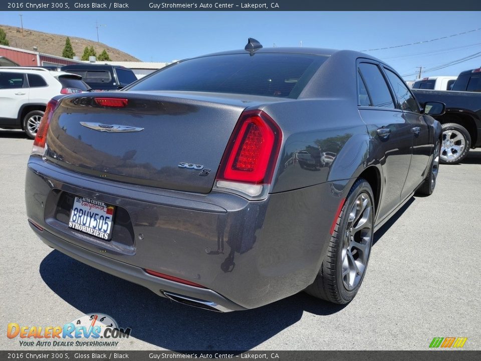 2016 Chrysler 300 S Gloss Black / Black Photo #6