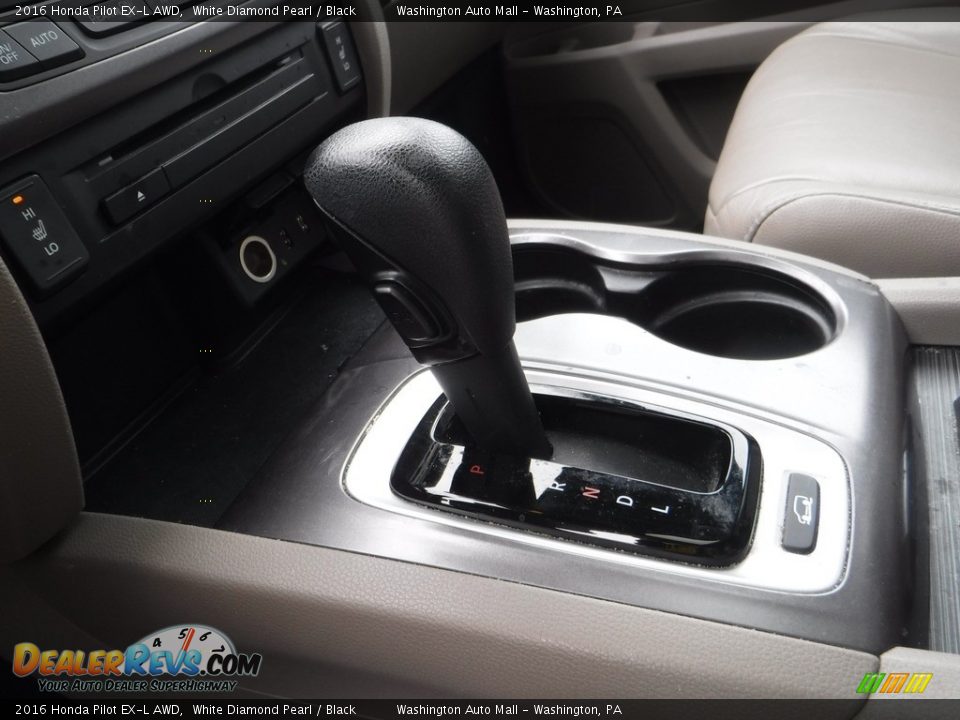 2016 Honda Pilot EX-L AWD White Diamond Pearl / Black Photo #18