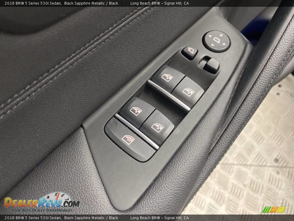2018 BMW 5 Series 530i Sedan Black Sapphire Metallic / Black Photo #14
