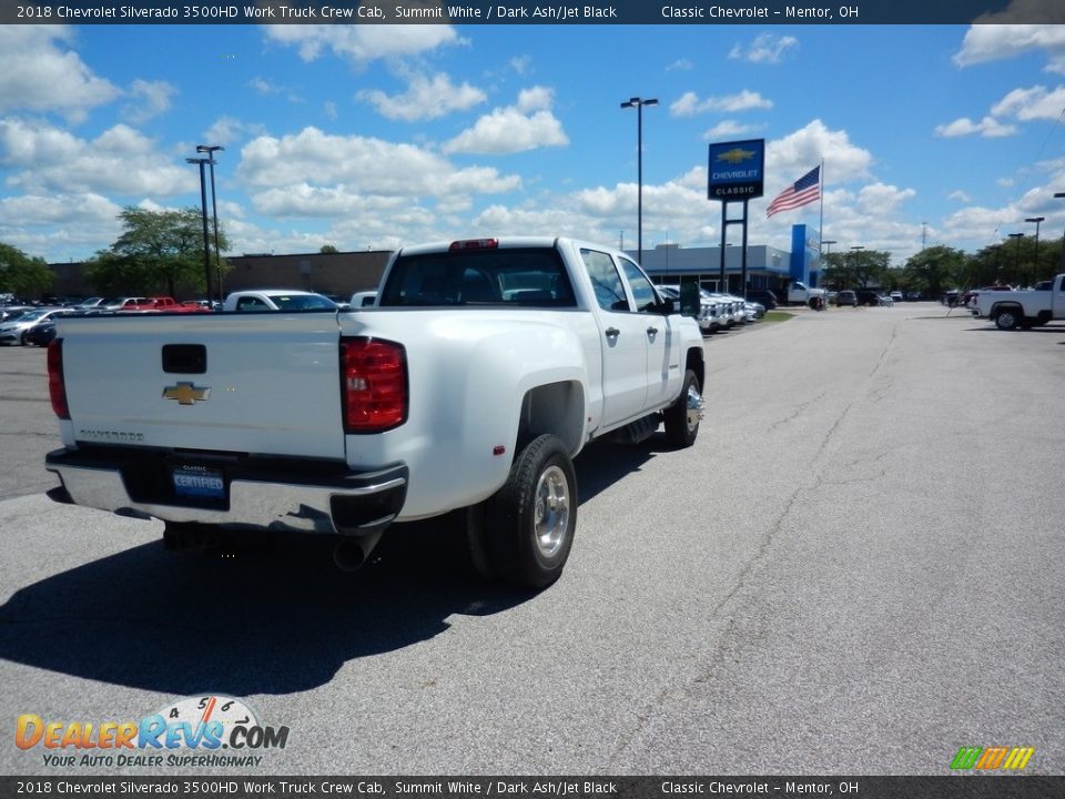 2018 Chevrolet Silverado 3500HD Work Truck Crew Cab Summit White / Dark Ash/Jet Black Photo #4