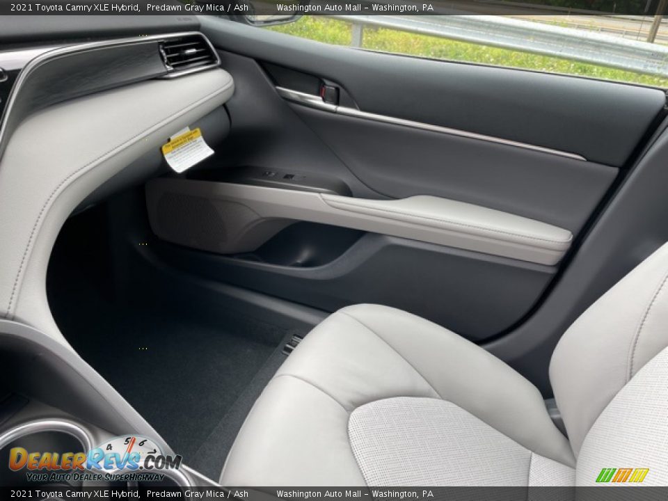 2021 Toyota Camry XLE Hybrid Predawn Gray Mica / Ash Photo #16