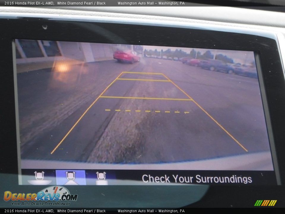 2016 Honda Pilot EX-L AWD White Diamond Pearl / Black Photo #23
