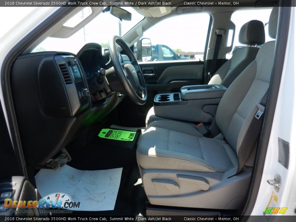 2018 Chevrolet Silverado 3500HD Work Truck Crew Cab Summit White / Dark Ash/Jet Black Photo #7