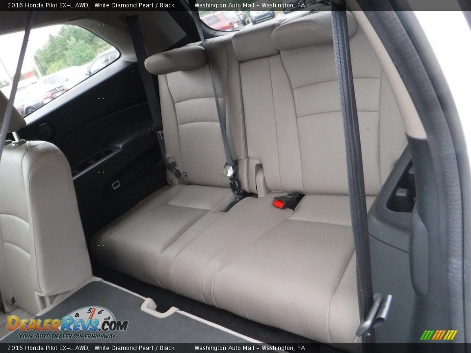 2016 Honda Pilot EX-L AWD White Diamond Pearl / Black Photo #27