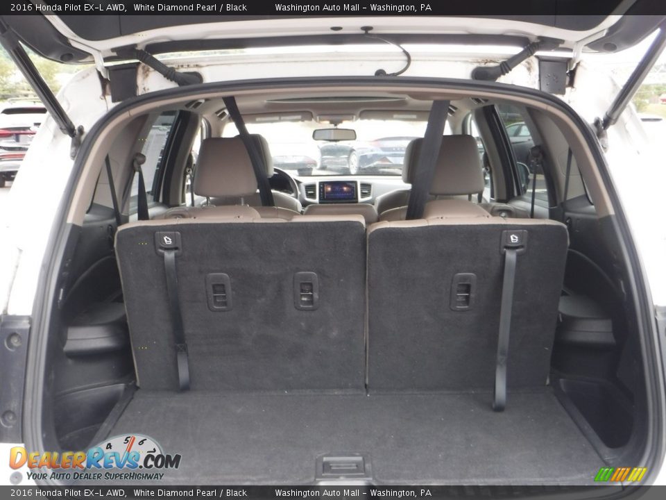 2016 Honda Pilot EX-L AWD White Diamond Pearl / Black Photo #28