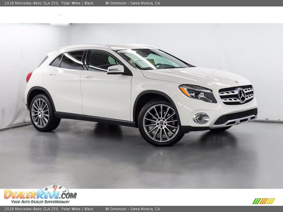 2018 Mercedes-Benz GLA 250 Polar White / Black Photo #2