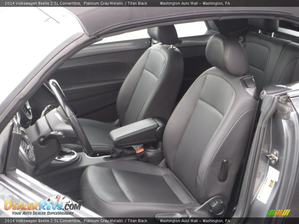Front Seat of 2014 Volkswagen Beetle 2.5L Convertible Photo #14