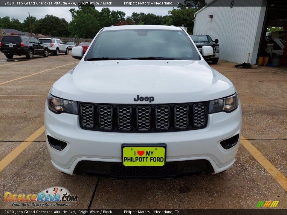 2020 Jeep Grand Cherokee Altitude 4x4 Bright White / Black Photo #2