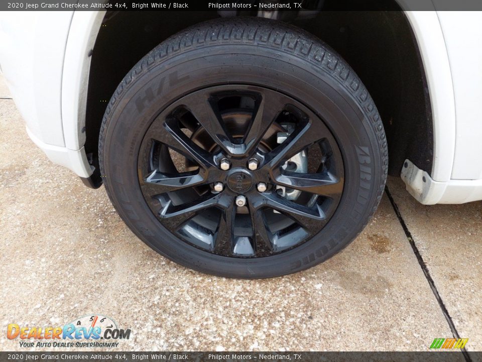 2020 Jeep Grand Cherokee Altitude 4x4 Bright White / Black Photo #9