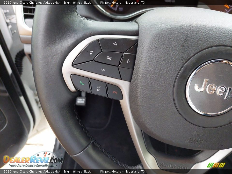 2020 Jeep Grand Cherokee Altitude 4x4 Bright White / Black Photo #16