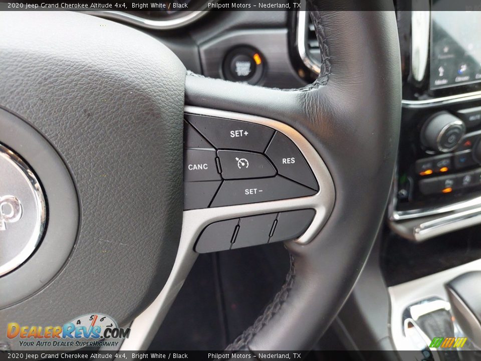 2020 Jeep Grand Cherokee Altitude 4x4 Bright White / Black Photo #17
