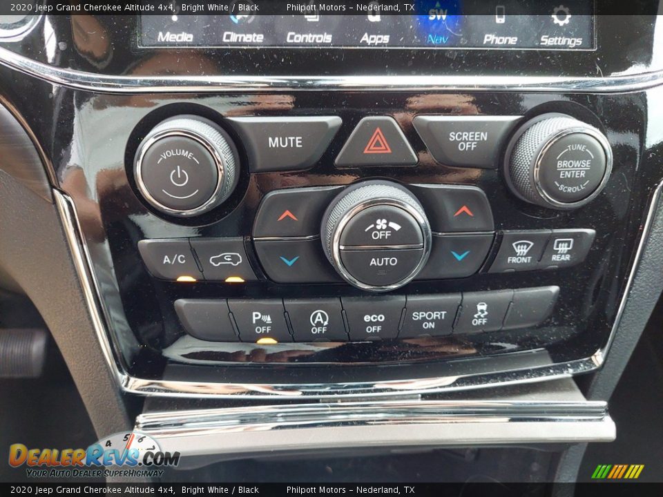 2020 Jeep Grand Cherokee Altitude 4x4 Bright White / Black Photo #24